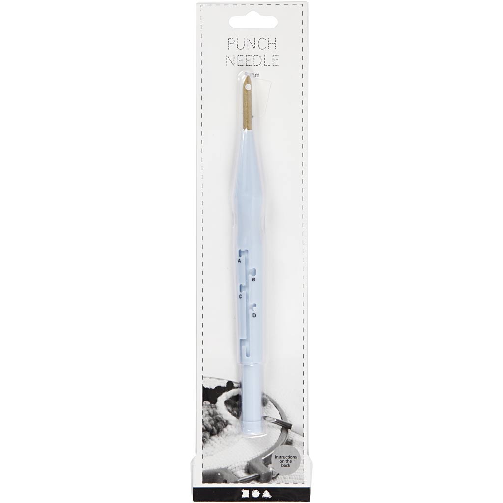 Punch needle, L: 19 cm, 1 pc