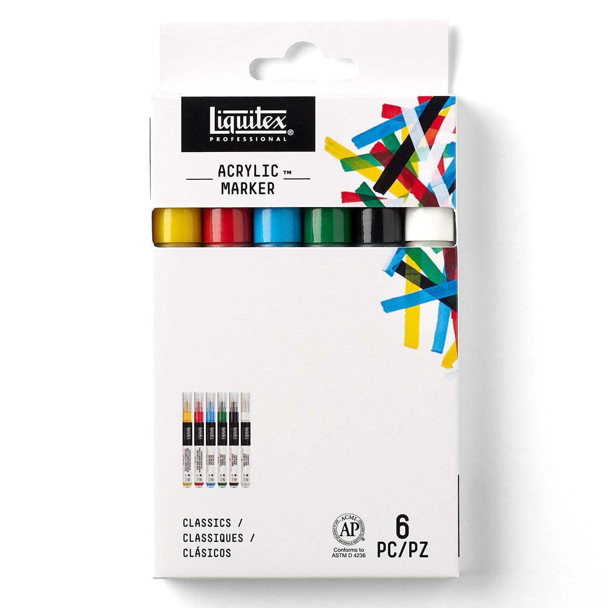 Liquitex - Markers Set - 6x2mm Fine Nib