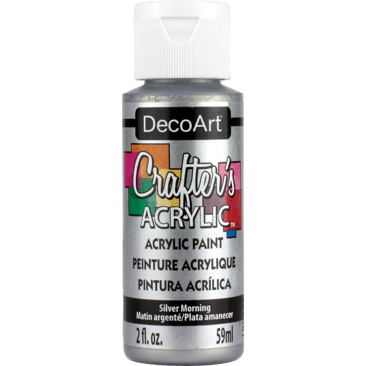 DecoArt Silver Morning Crafters Acrylic 2oz