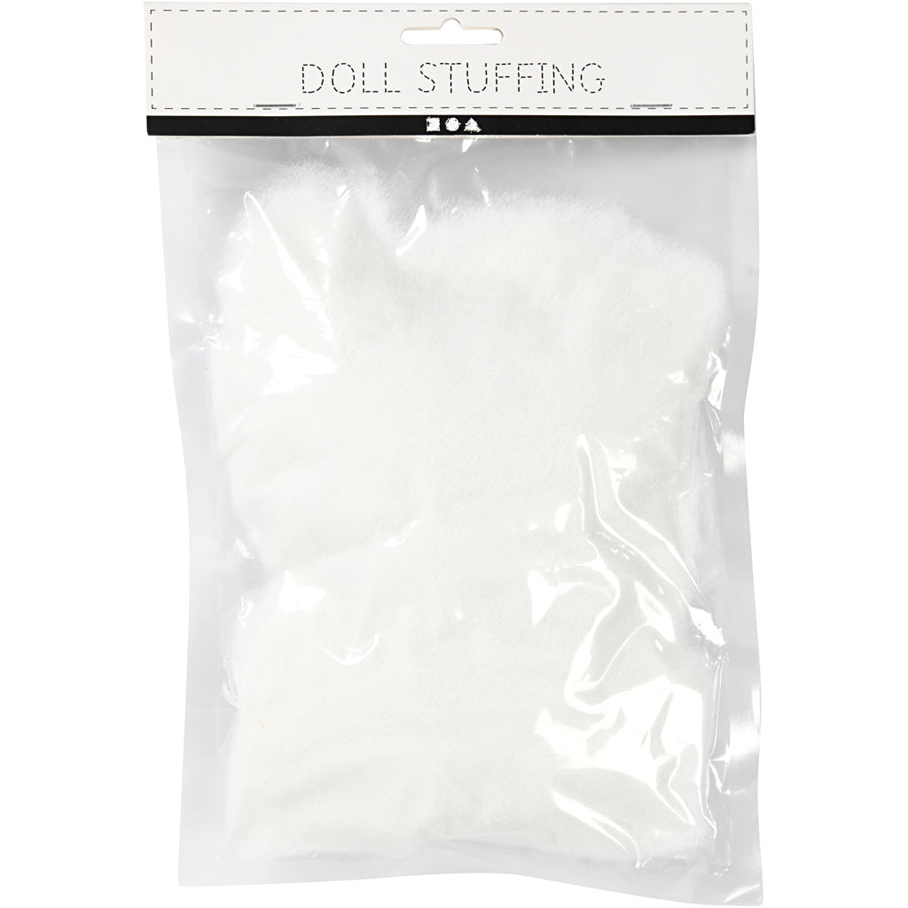Doll Stuffing , white, 50 g/ 1 pack