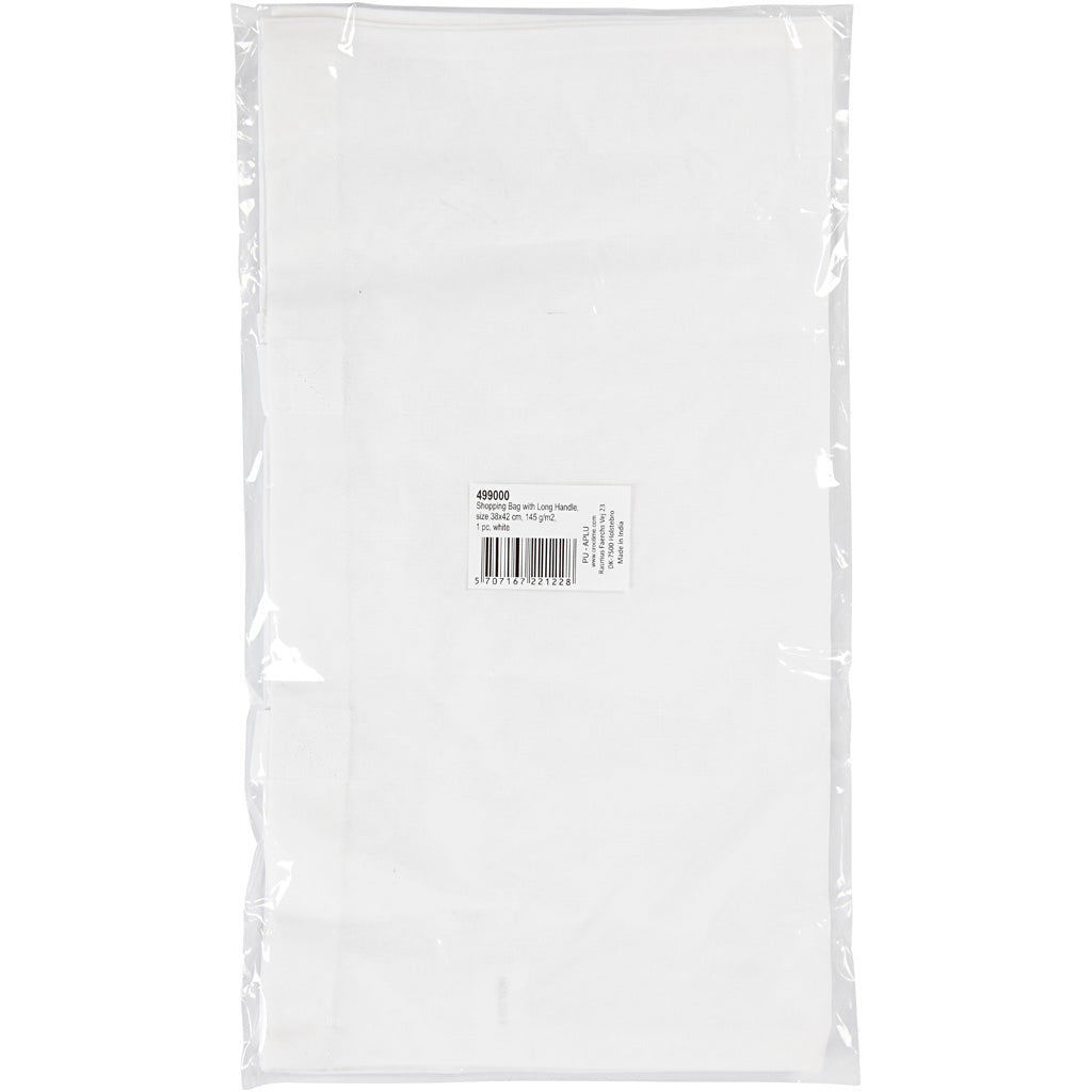Shopping Bag, size 38x42 cm, 130 g, white, 1 pc