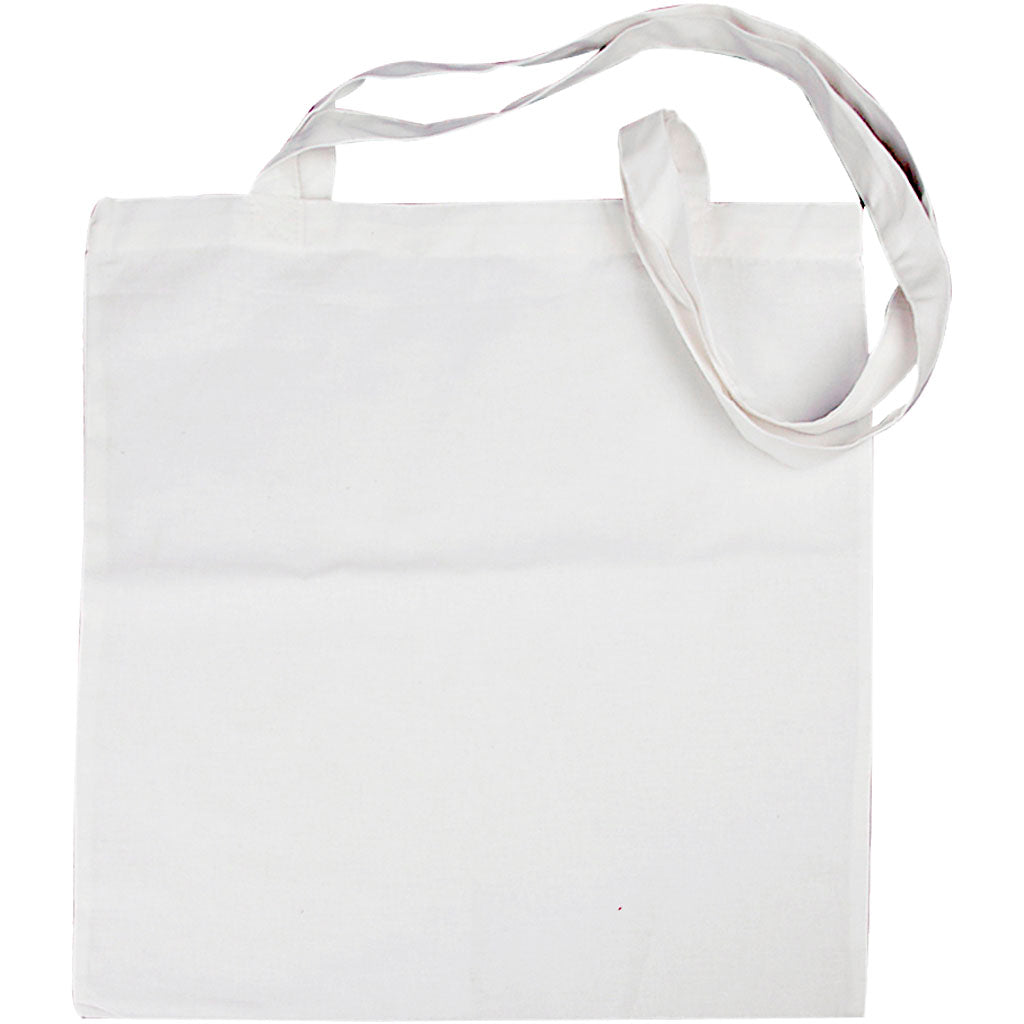 Shopping Bag, size 38x42 cm, 130 g, white, 10 pc/ 1 pack