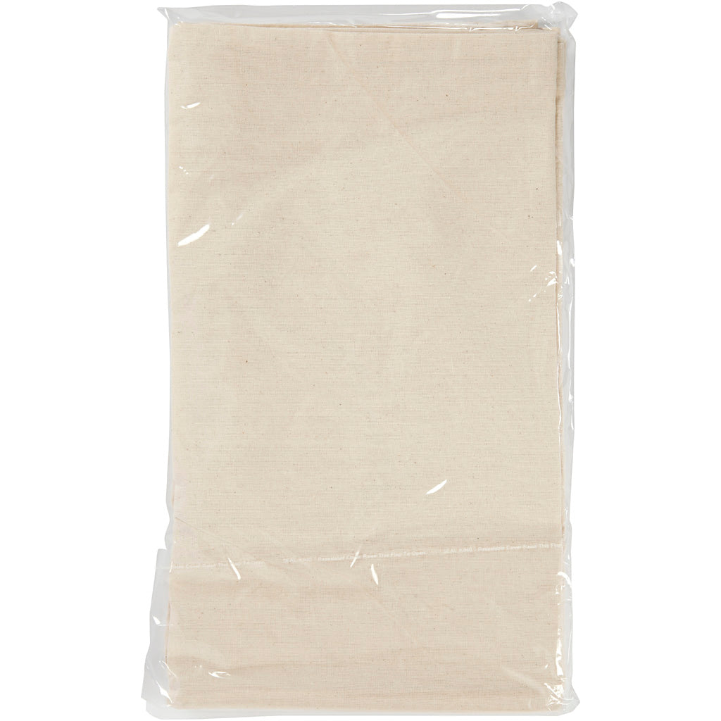 Tote Bag, size 38x42 cm, 145 g, light natural, 5 pc/ 1 pack