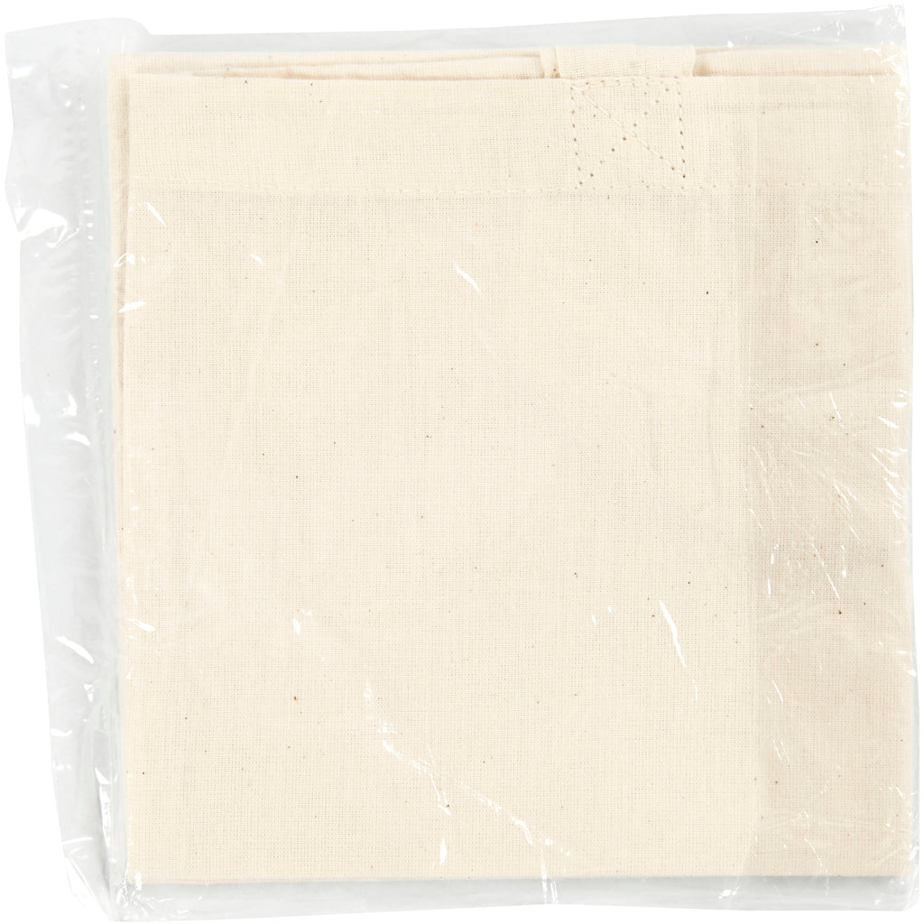 Tote Bag, size 30x33 cm, 135 g, light natural, 1 pc