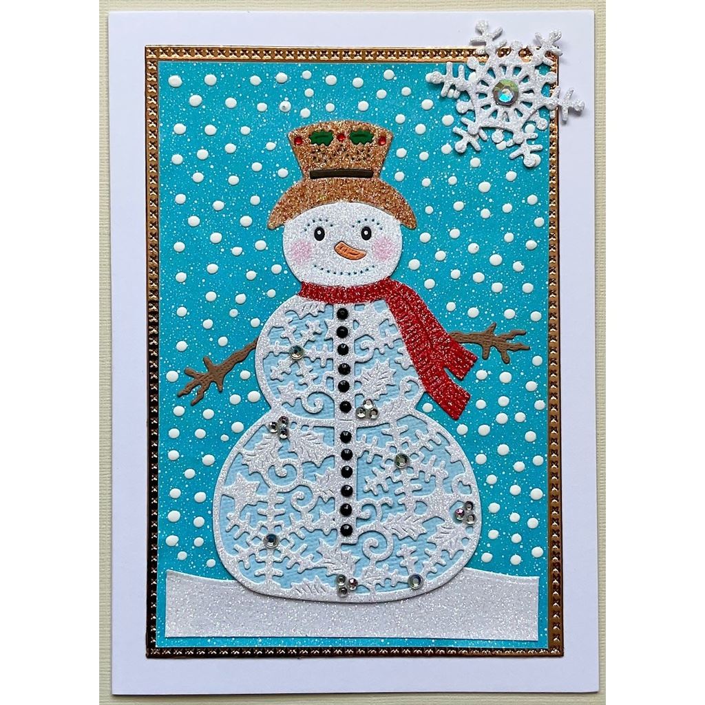 Filigree Snowman Sweet Dixie Cutting Die