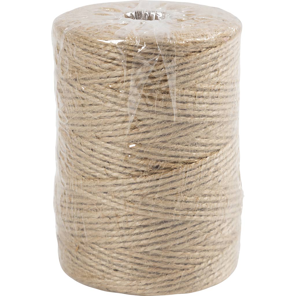 Natural twine, thickness 2 mm, 180 m/ 1 roll