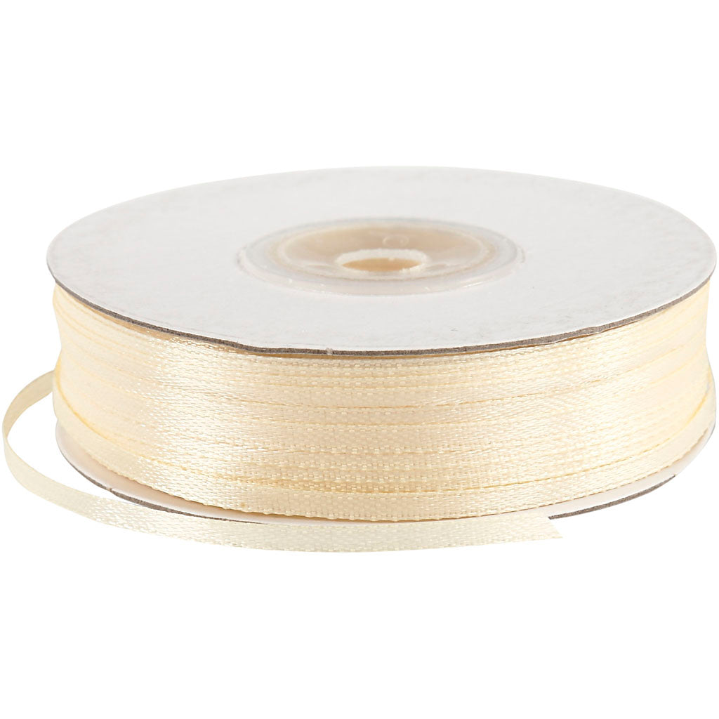 Creativ Satin Ribbon – Beautiful Lustrous Quality in Various Colours and Roll Lengths