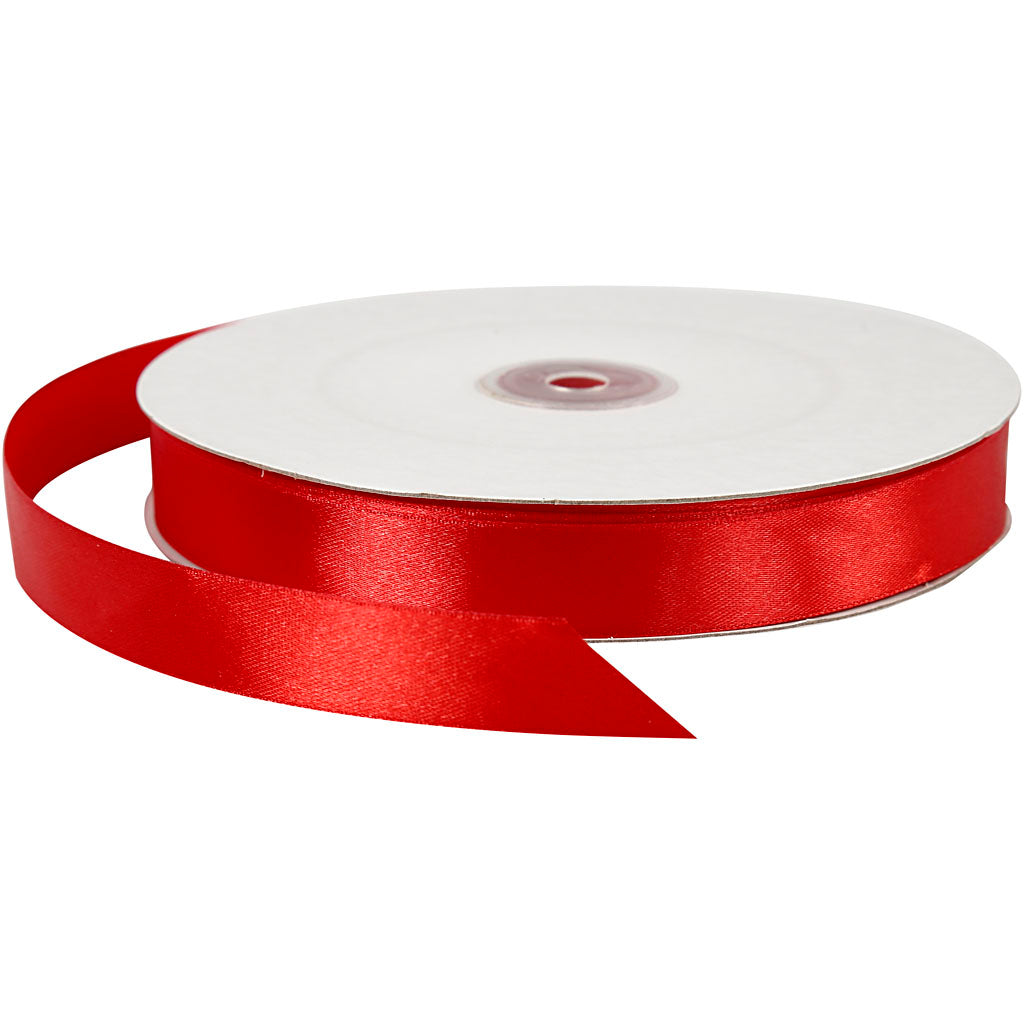 Creativ Satin Ribbon – Beautiful Lustrous Quality in Various Colours and Roll Lengths
