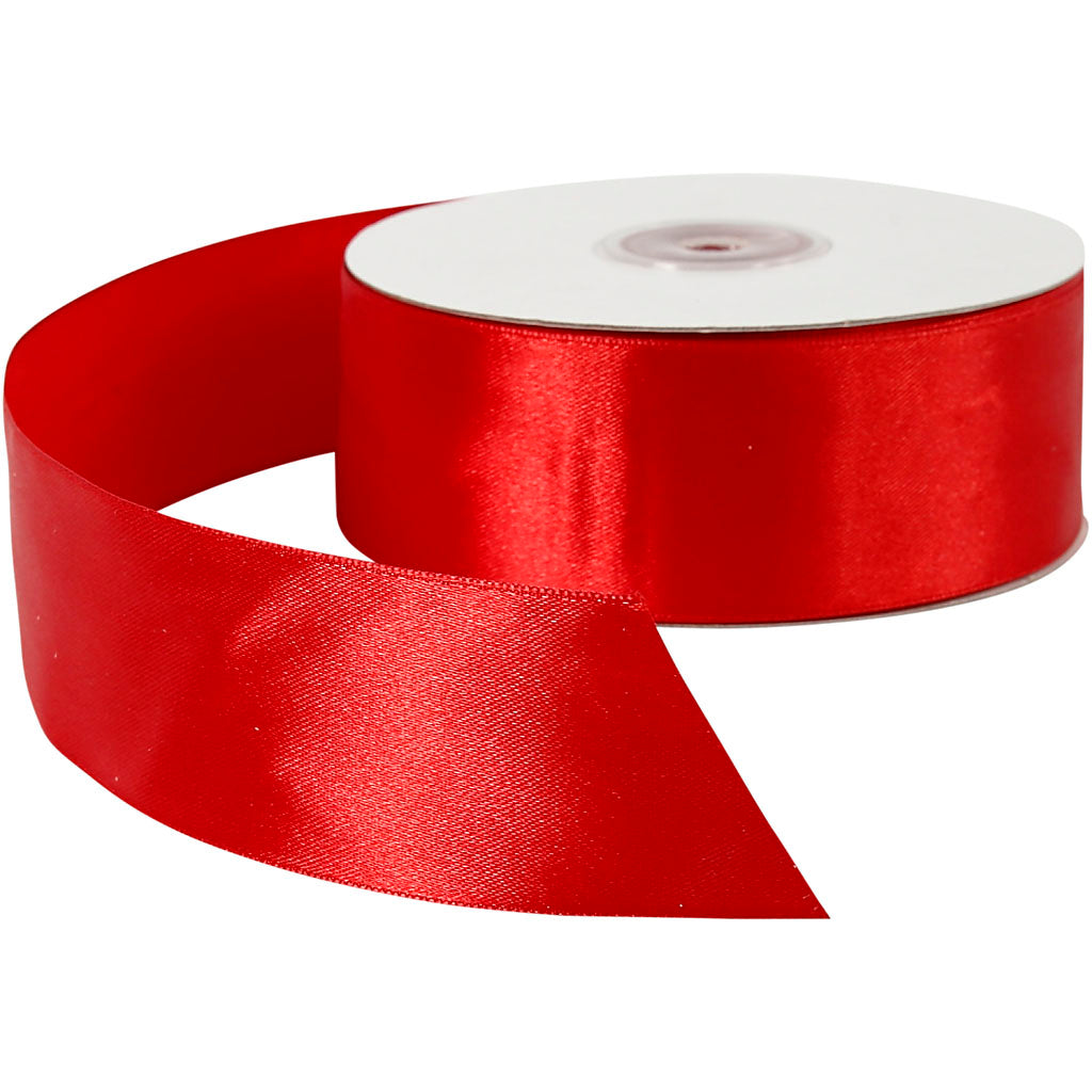Creativ Satin Ribbon – Beautiful Lustrous Quality in Various Colours and Roll Lengths
