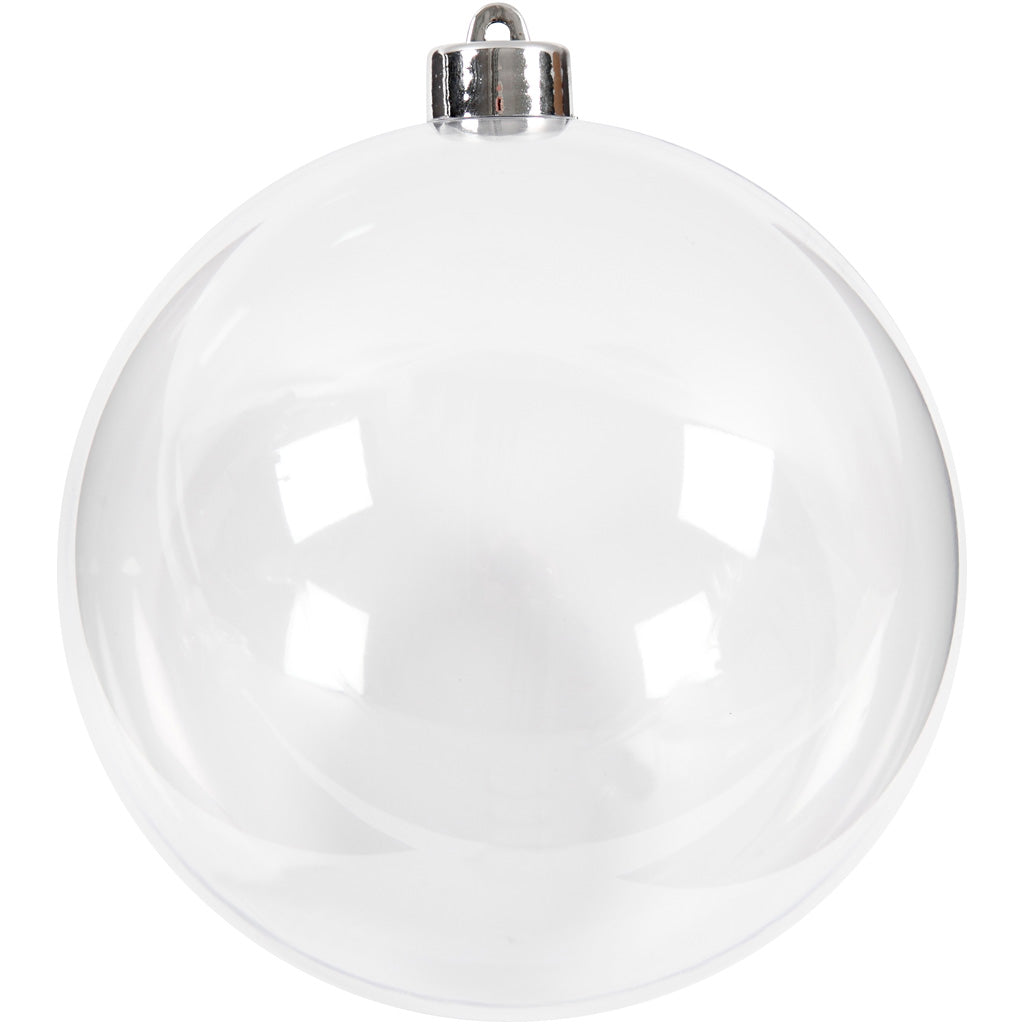 Baubles to Decorate, dia. 13,6 cm, transparent, 1 pc