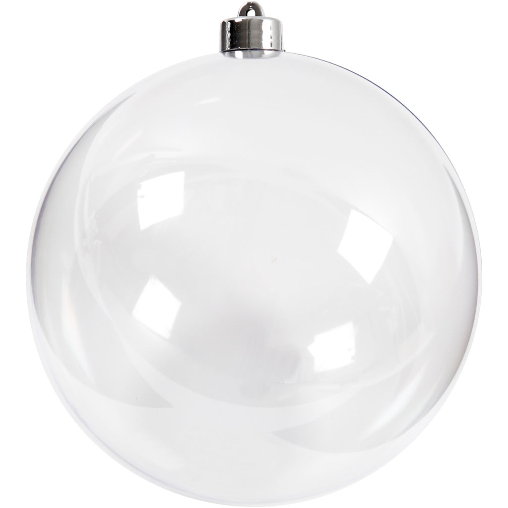 Baubles to Decorate, dia. 15,6 cm, transparent, 1 pc