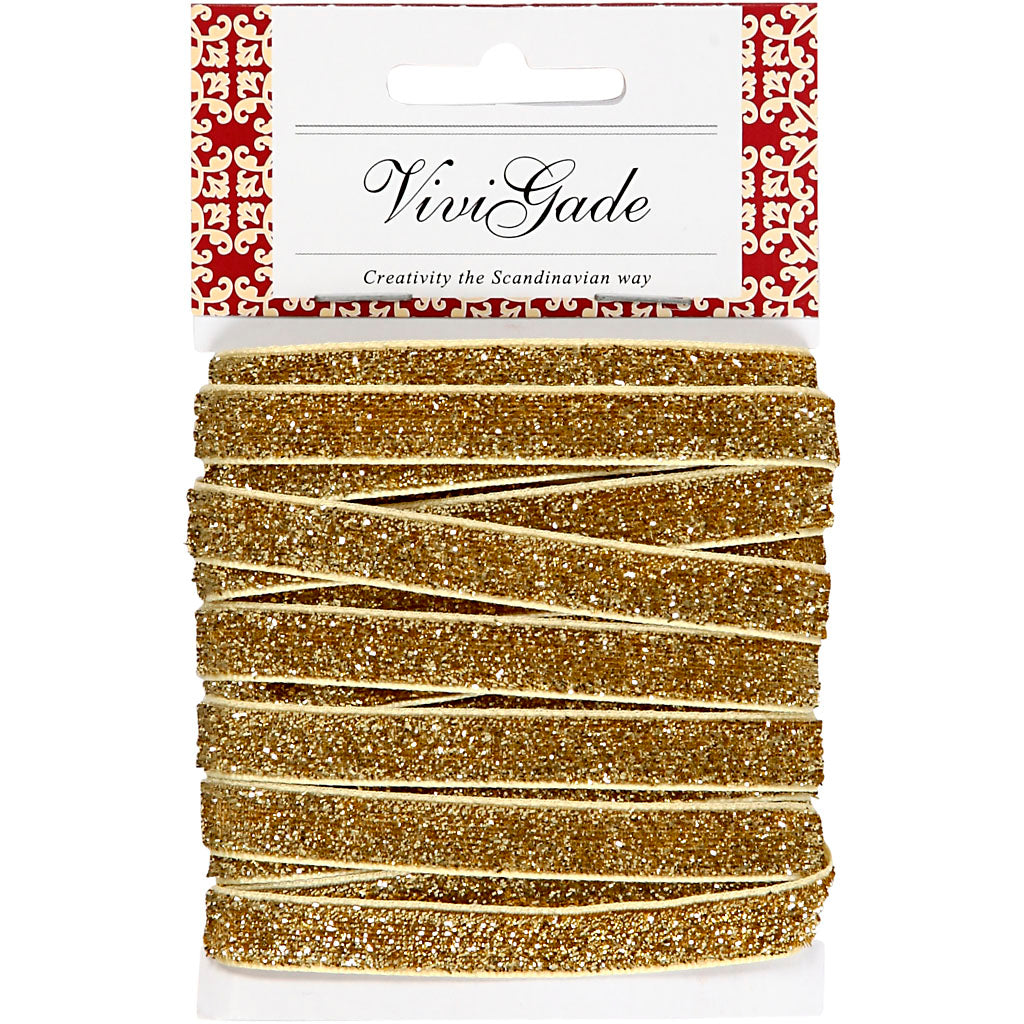 Decorative Ribbon, W: 10 mm, 5 m roll