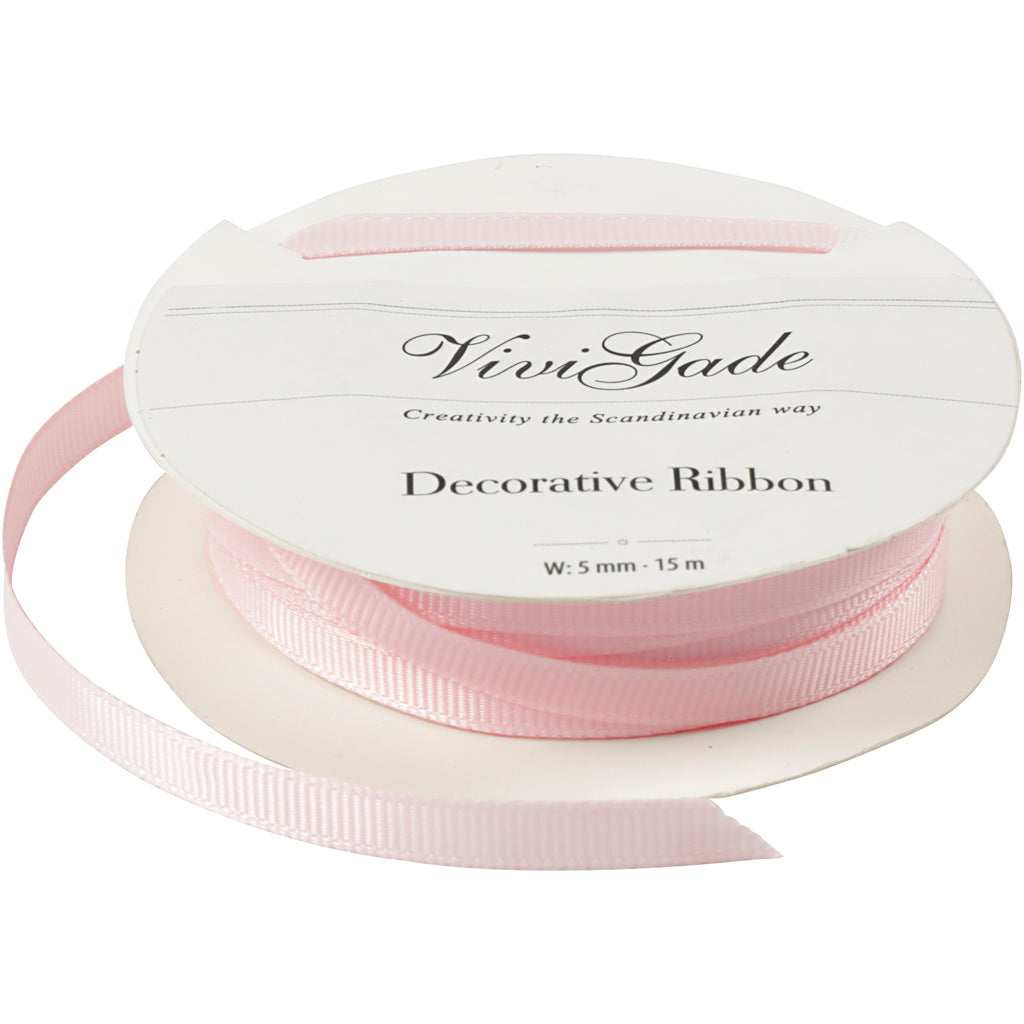 Decoration Ribbon, W: 6 mm, 15 m roll