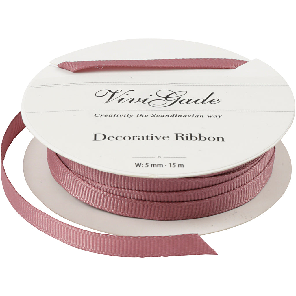 Decoration Ribbon, W: 6 mm, 15 m roll
