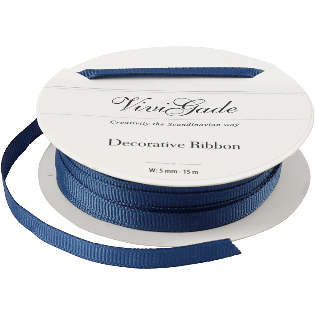 Decoration Ribbon, W: 6 mm, 15 m roll