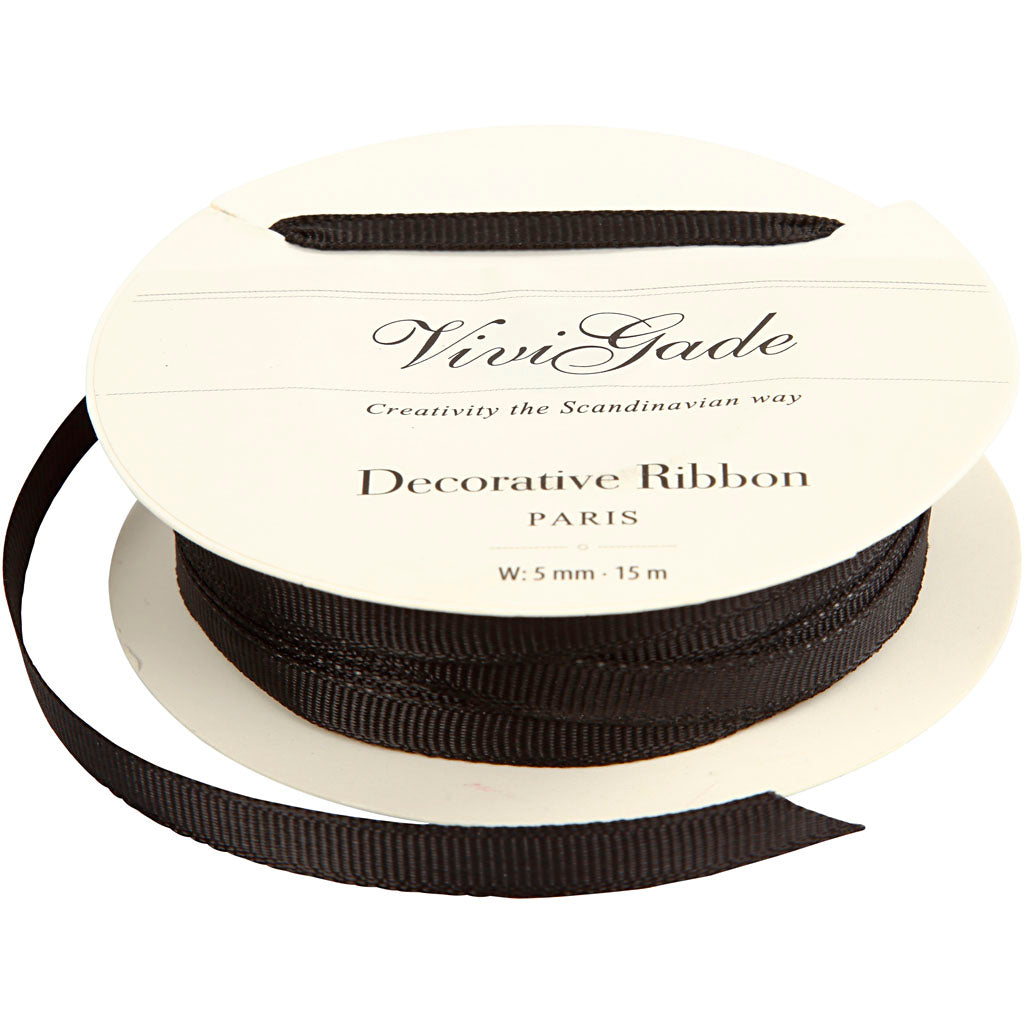 Decoration Ribbon, W: 6 mm, 15 m roll