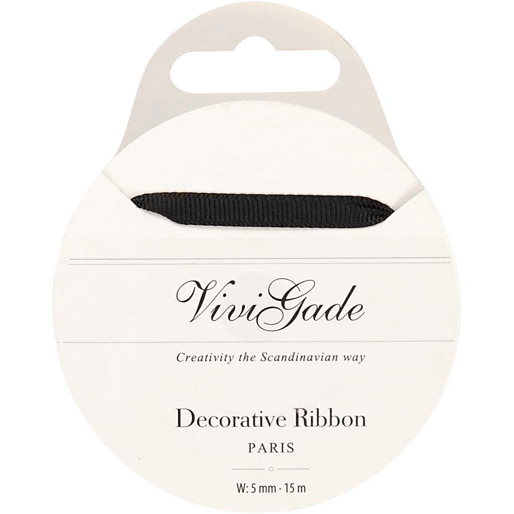 Decoration Ribbon, W: 6 mm, 15 m roll
