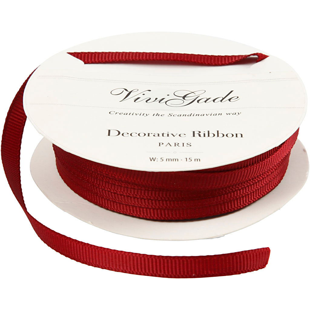 Decoration Ribbon, W: 6 mm, 15 m roll