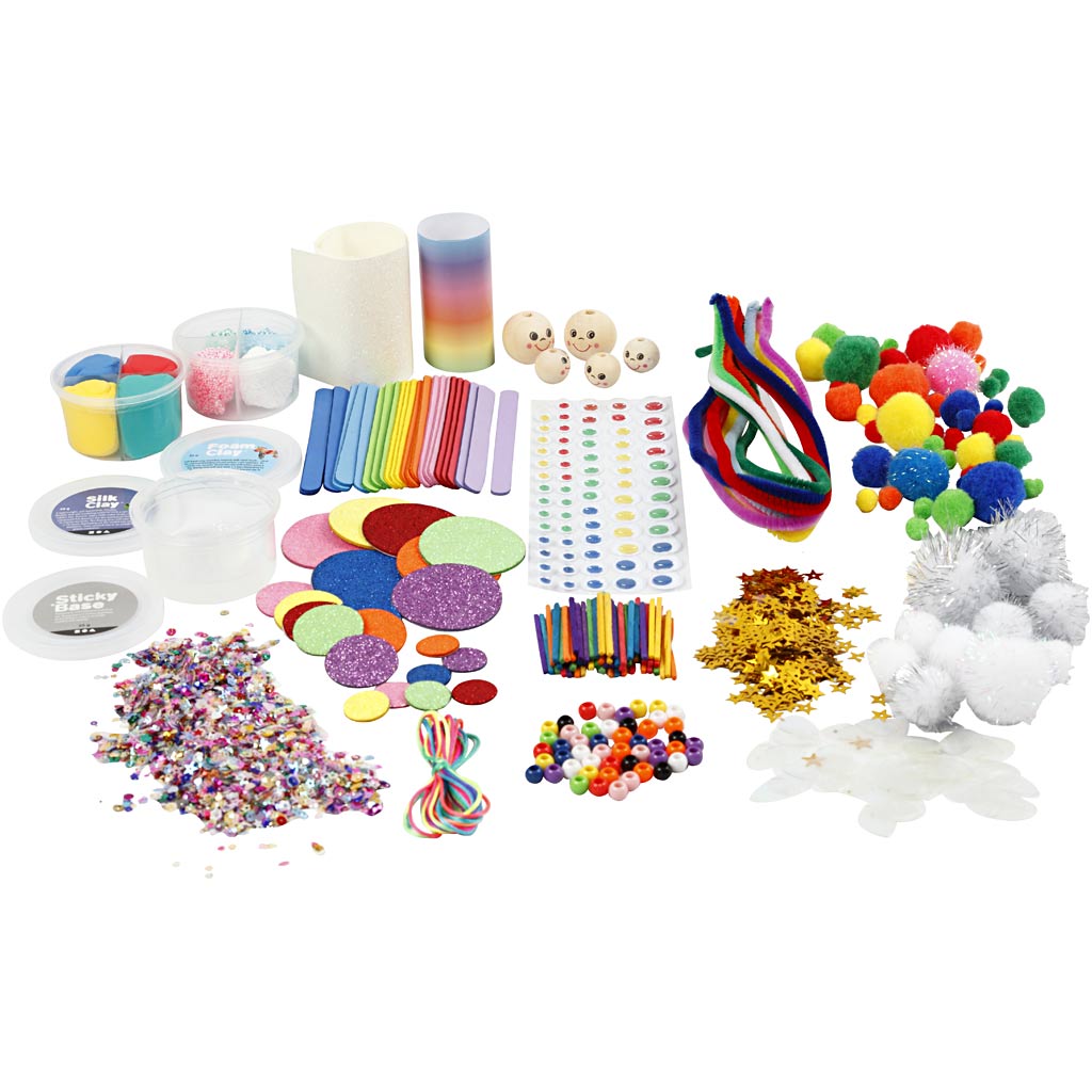 Craft Mix, Rainbow, 1 set