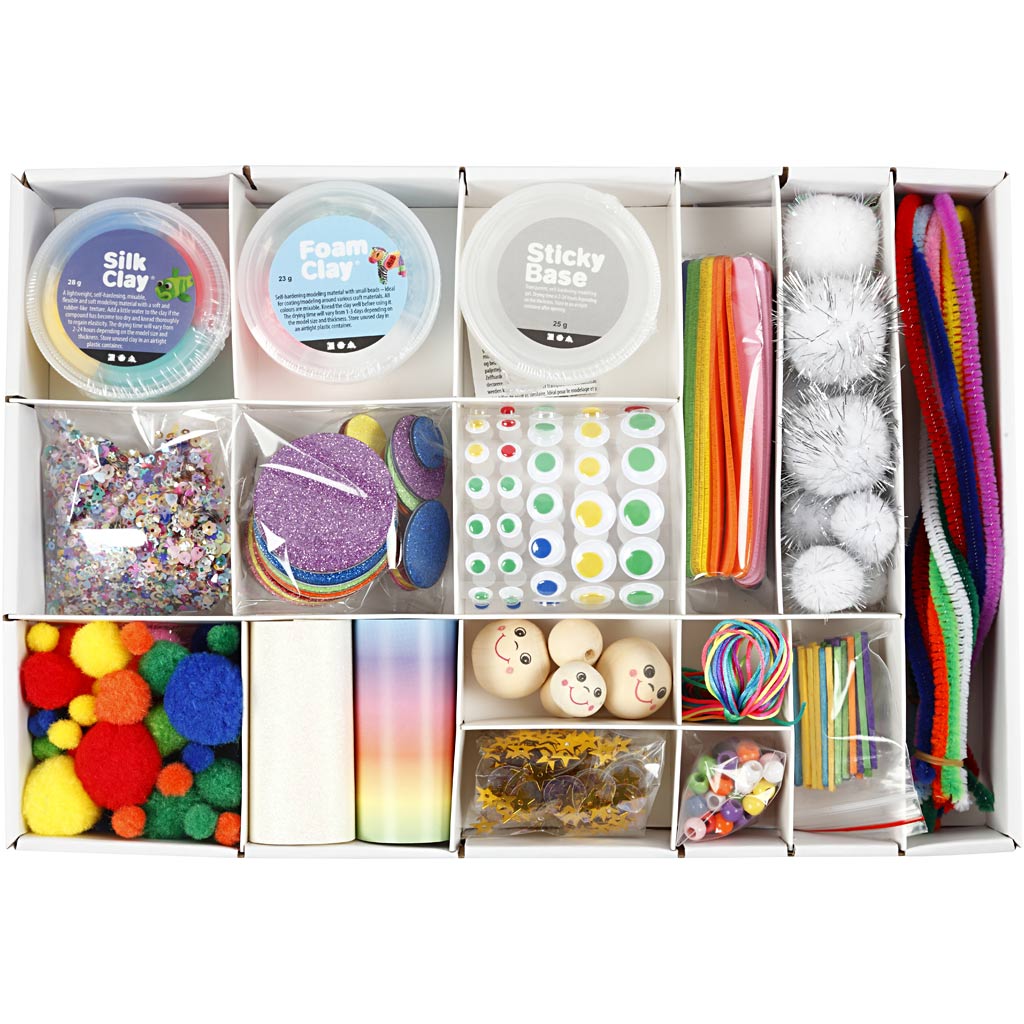 Craft Mix, Rainbow, 1 set