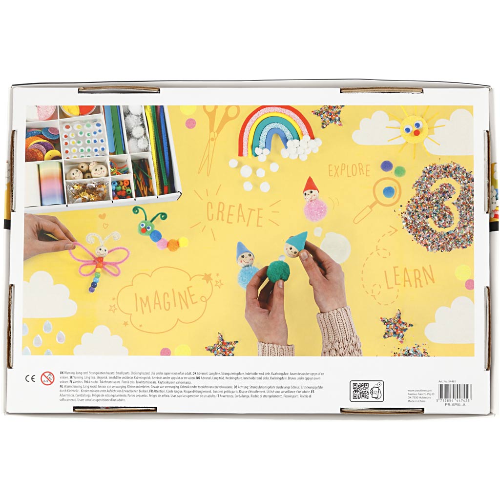 Craft Mix, Rainbow, 1 set