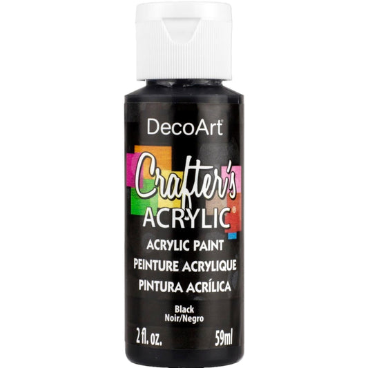 DecoArt Black Crafters Acrylic 2oz