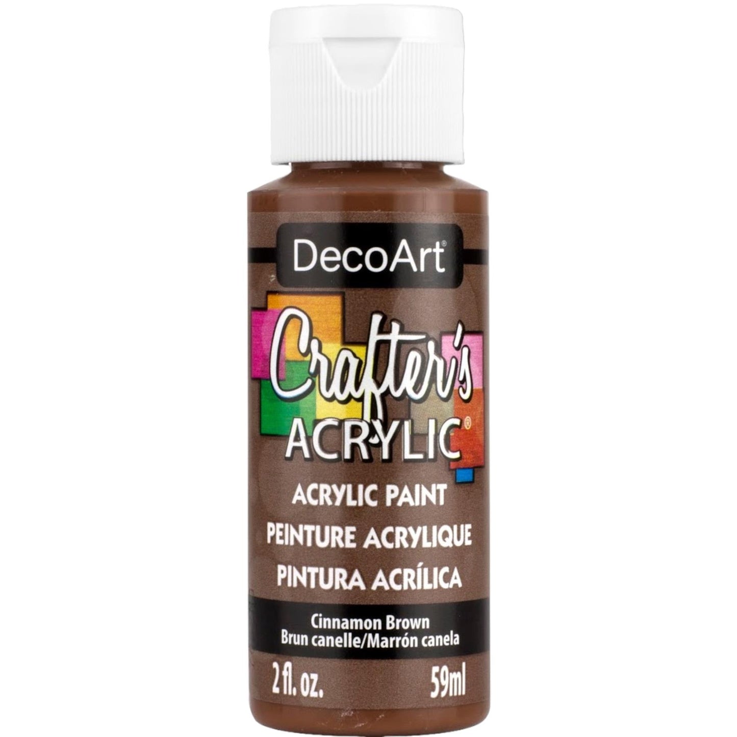 DecoArt Cinnamon Brown Crafters Acrylic 2oz