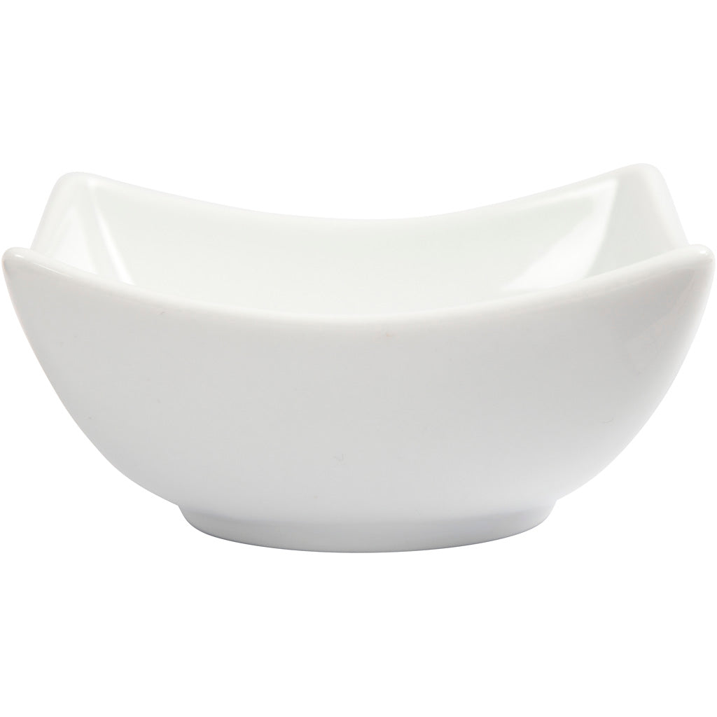 Bowl, H: 4,5 cm, dia. 10 cm, white, 2 pc/ 1 pack