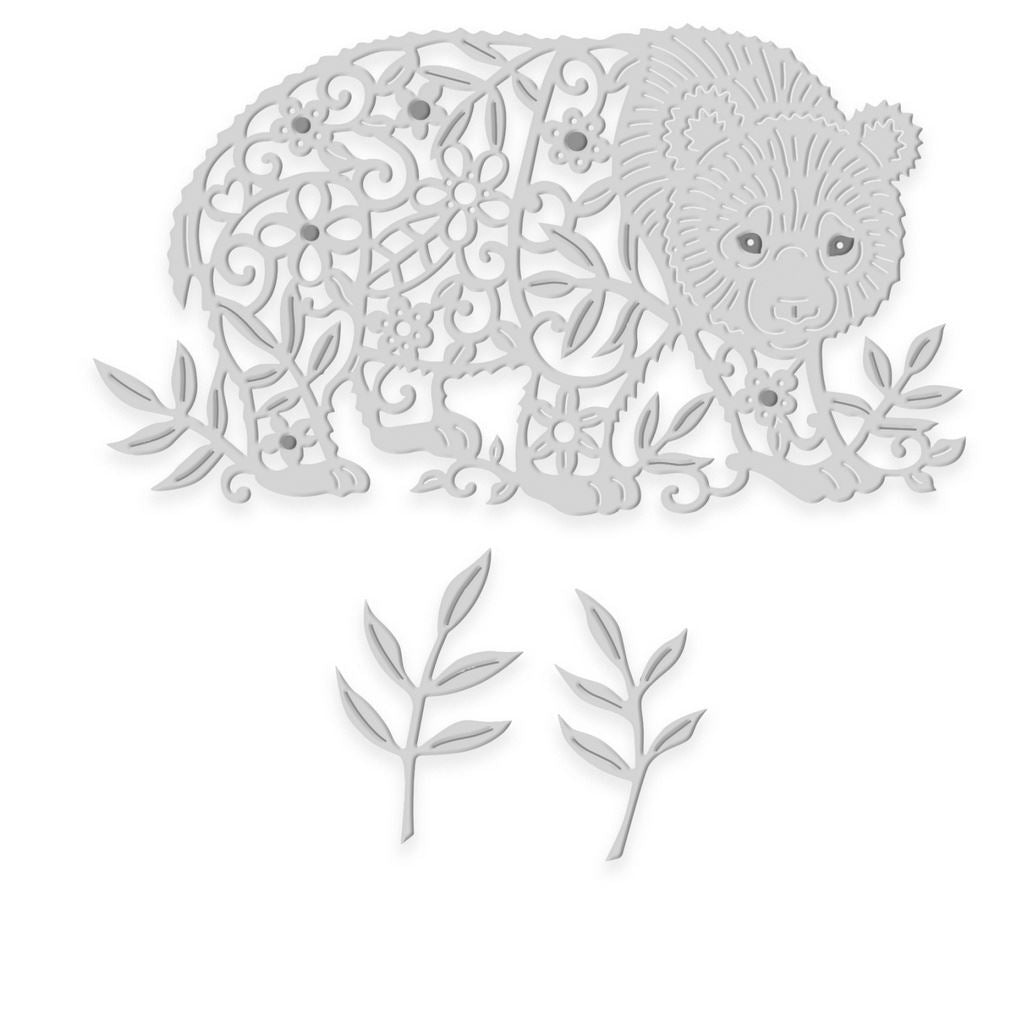 Floral Panda- Sweet Dixie Cutting Die