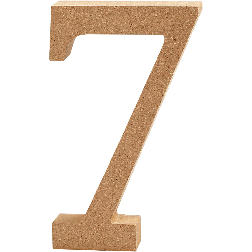 Wooden Numbers 8cm