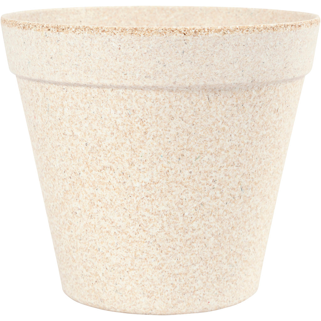 Flower pot, H: 13,5 cm, dia. 15,2 cm, 1 pc