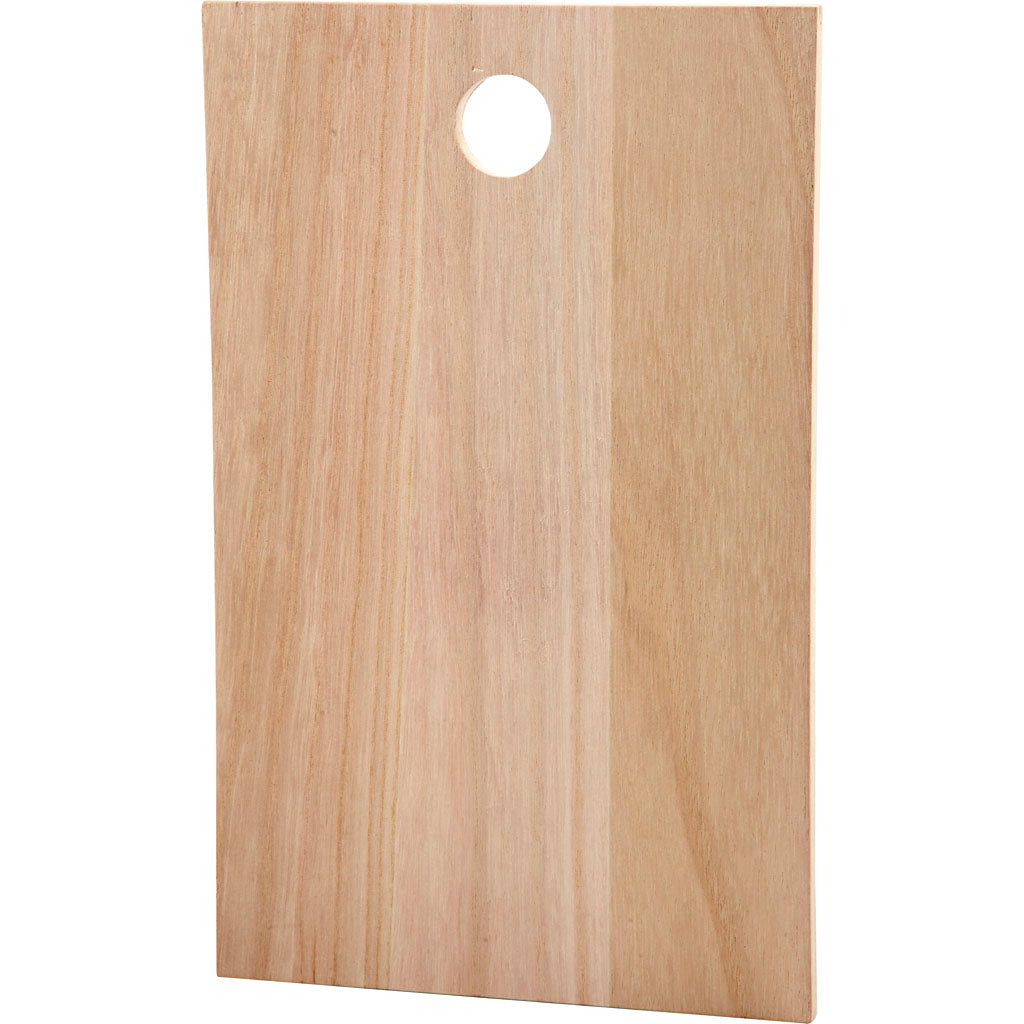 Wooden slab, size 35x22 cm, thickness 13 mm, 1 pc