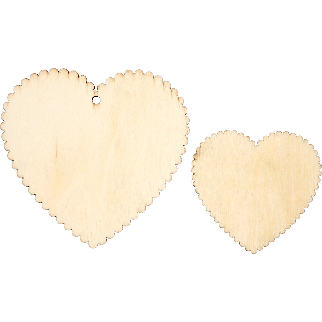 Hearts, size 5,1x5,1 cm, 12 pc/ 1 pack
