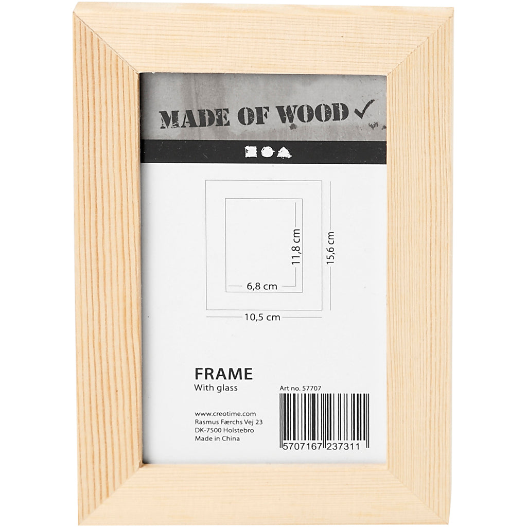 Frame With Glass, size 10,5x15,6 cm, 1 pc