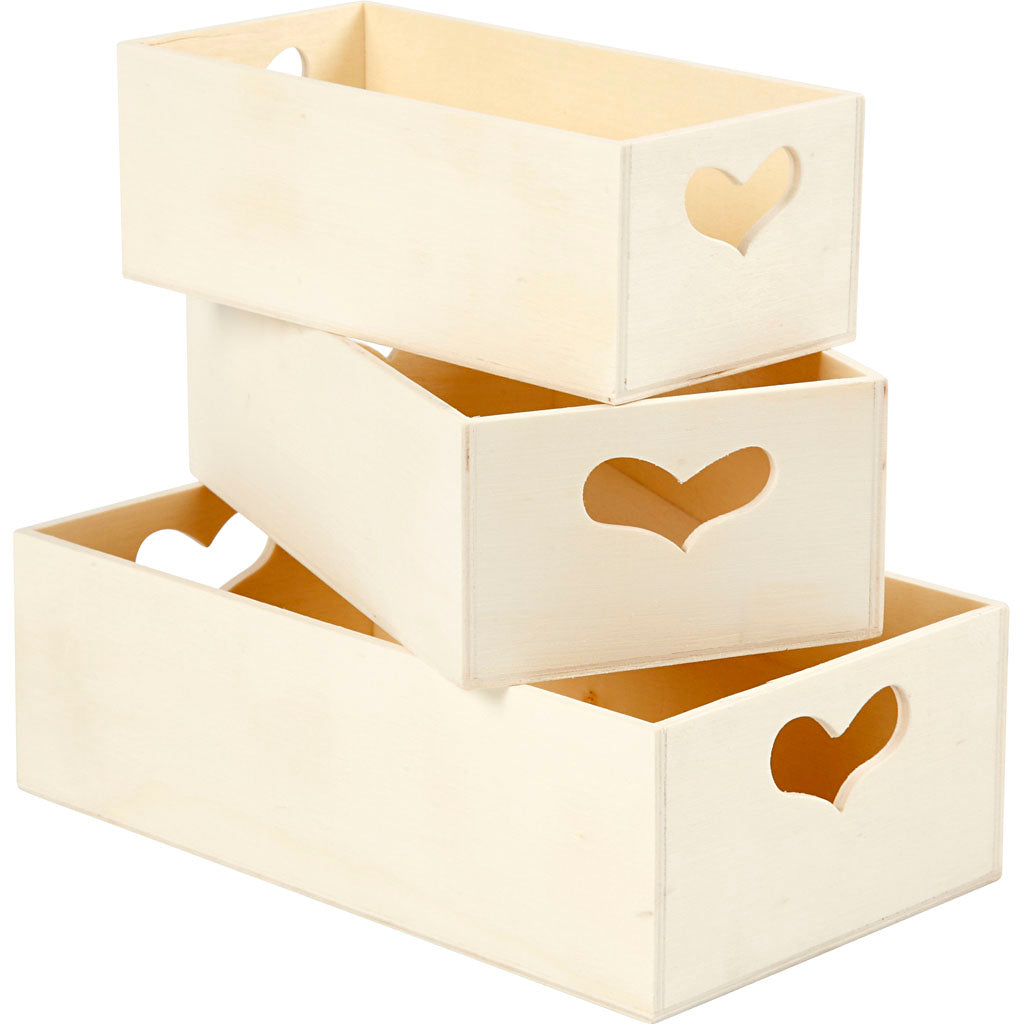Wooden Storage Boxes