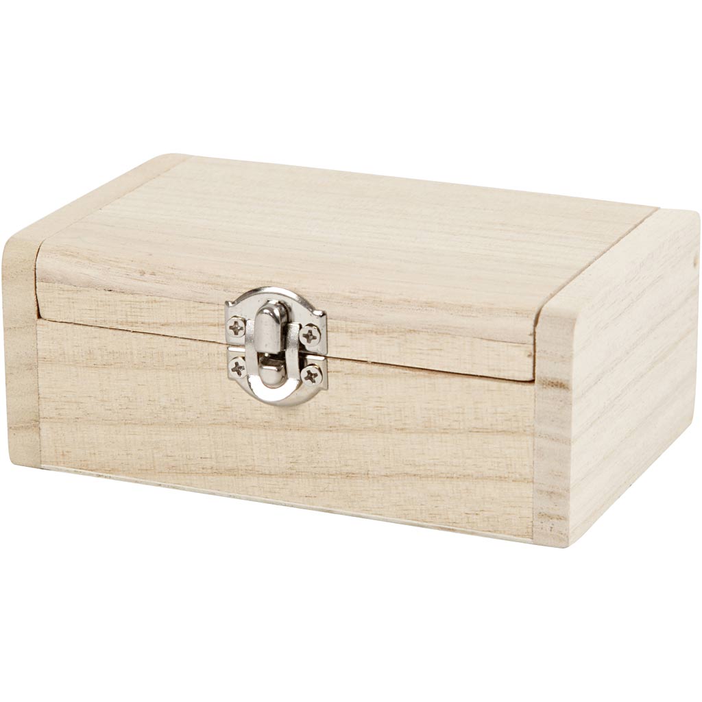 Jewellery Box, H: 4.5 cm, L: 11.5 cm, W: 7,5 cm, 1 pc