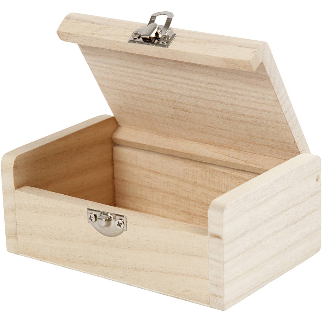 Jewellery Box, H: 4.5 cm, L: 11.5 cm, W: 7,5 cm, 1 pc