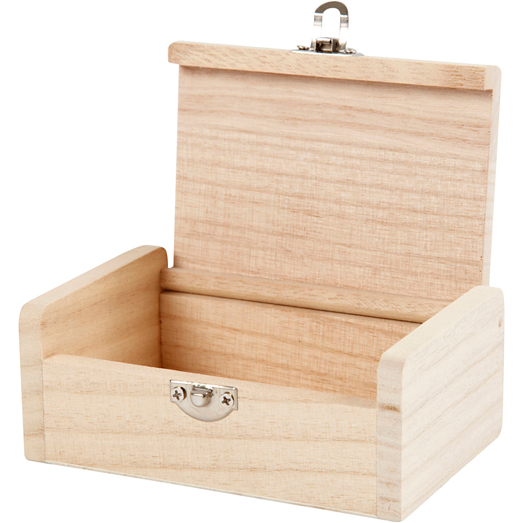 Jewellery Box, H: 4.5 cm, L: 11.5 cm, W: 7,5 cm, 1 pc
