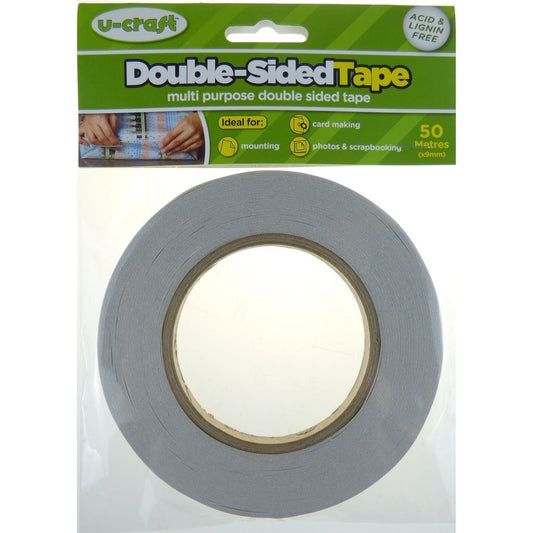 U-Craft Double sided tape 9mm x 50m
