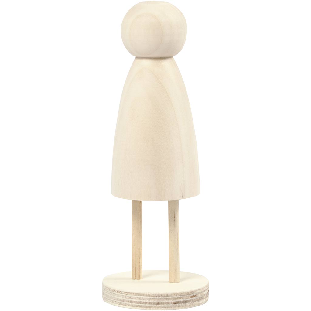 Figure, H: 13,8 cm, dia. 5 cm, 1 pc
