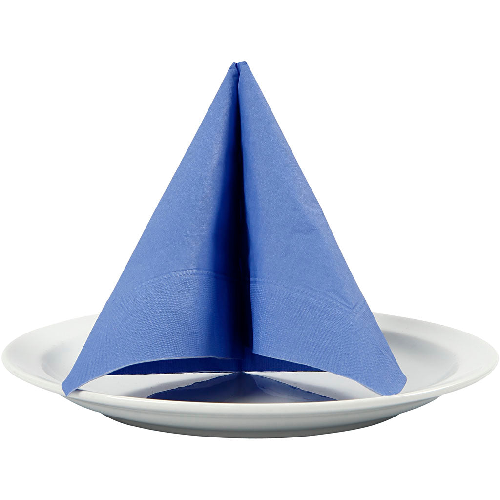 Creativ Table Napkins Solid Colour 3-ply