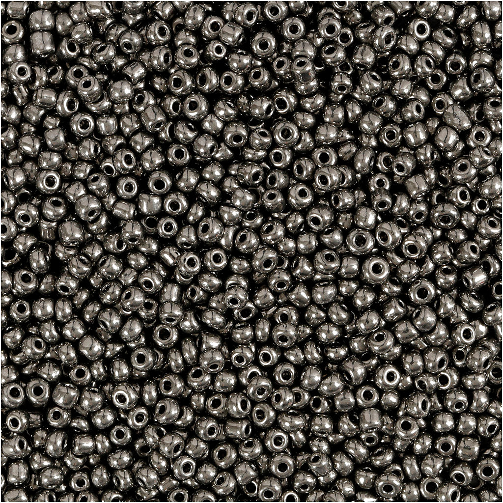 Rocaille Seed Beads, dia. 1,7 mm, size 15/0, hole size 0,5-0,8 mm