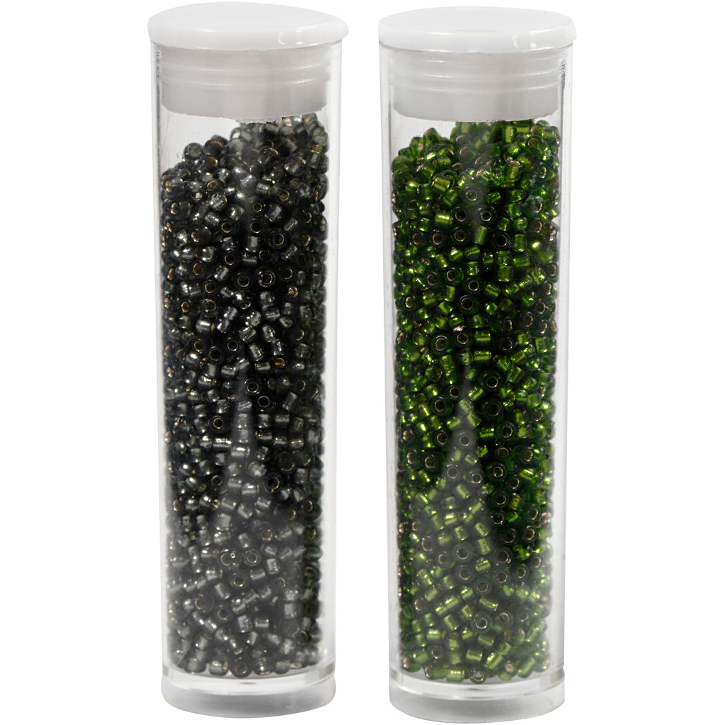 Rocaille Seed Beads, dia. 1,7 mm, size 15/0, hole size 0,5-0,8 mm