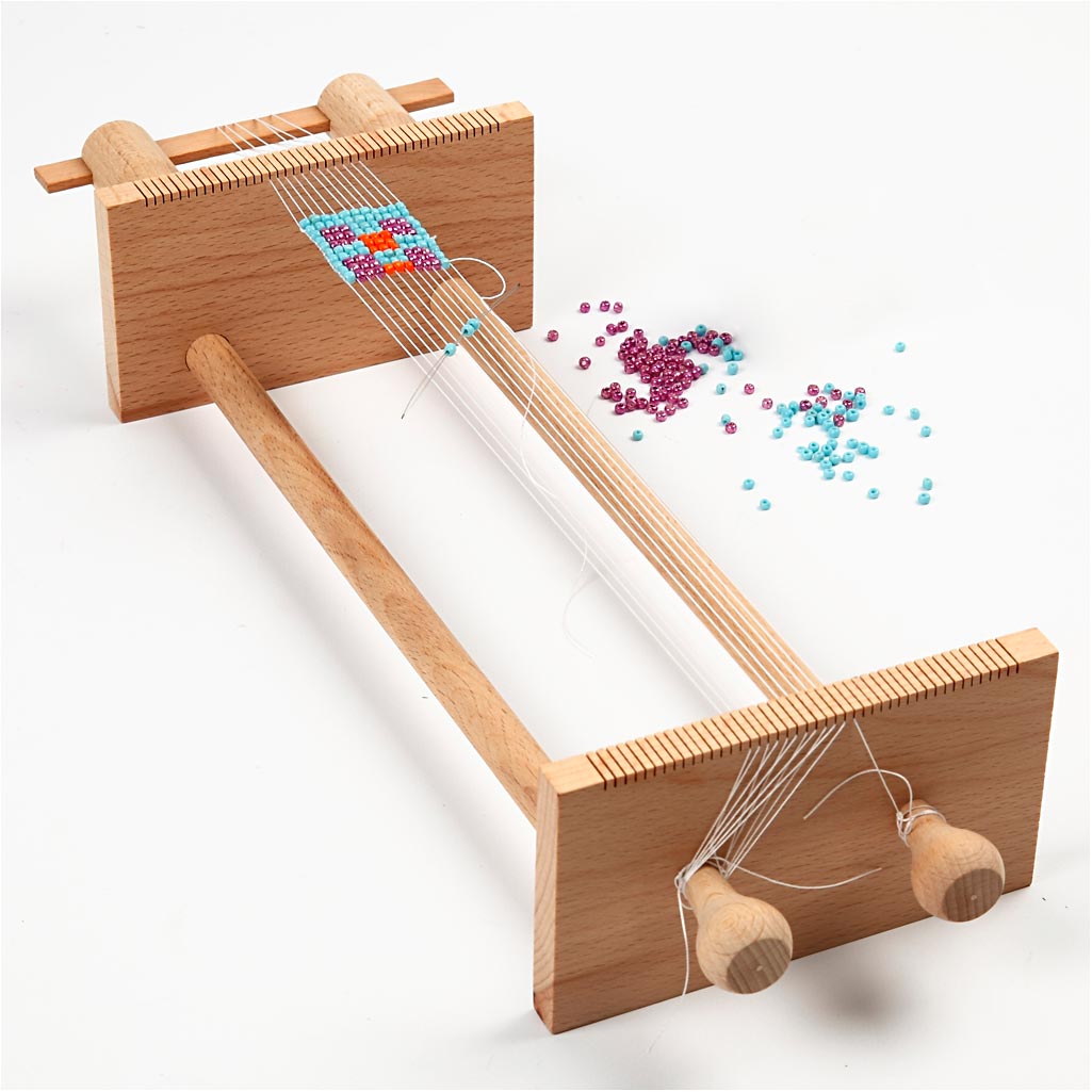 Bead Loom, L: 26 cm, W: 11,5 cm, 1 pc