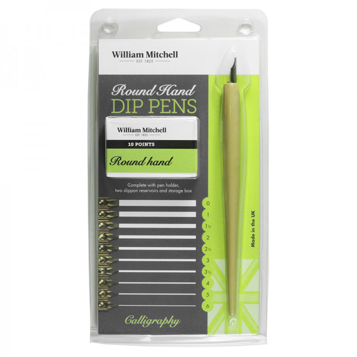 William Mitchell - Round Hand Assorted Pens No.10