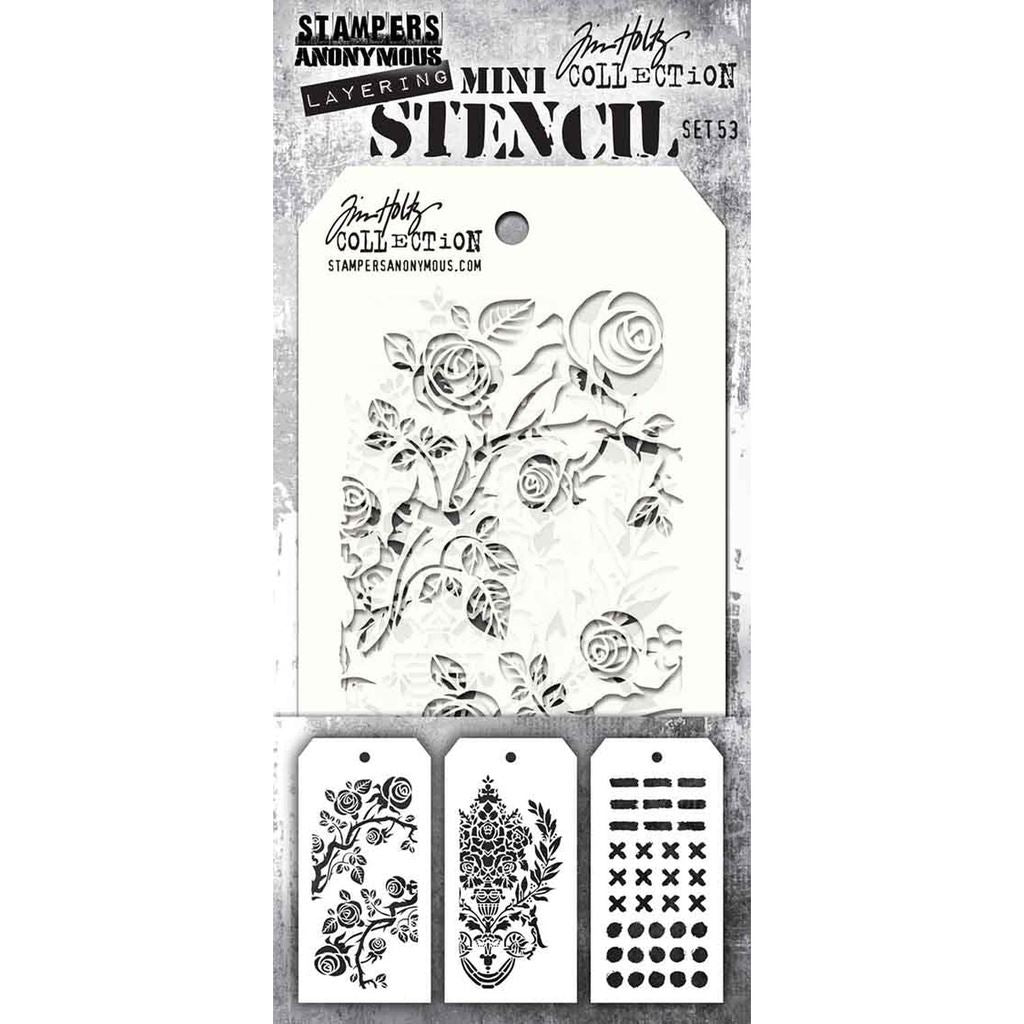 Tim Holtz - Mini Layering Stencil Set 53