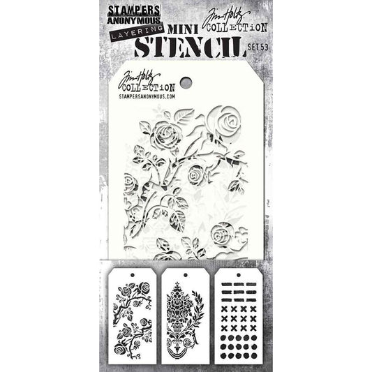 Tim Holtz - Mini Layering Stencil Set 53