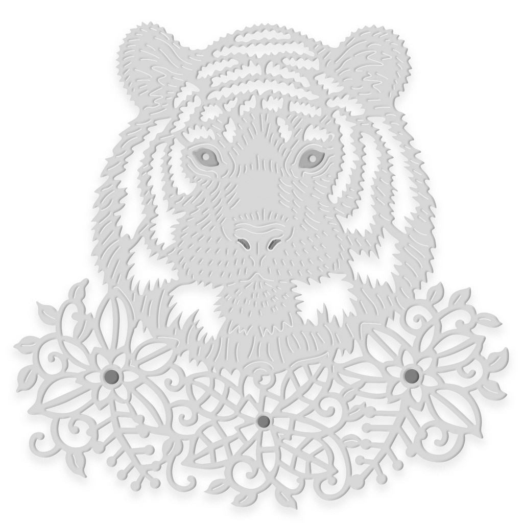 Floral Tiger- Sweet Dixie Cutting Die