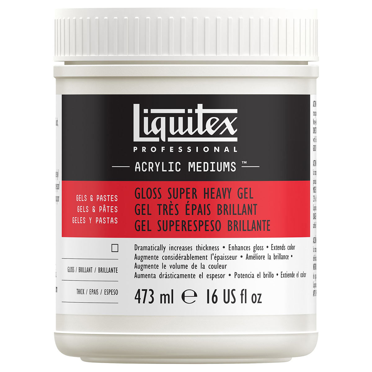 Liquitex - Gloss Super Heavy Gel Medium