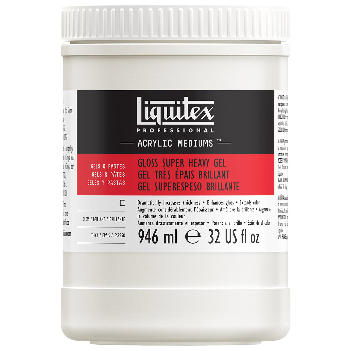 Liquitex Professional - Gloss Super Heavy Gel 946ml